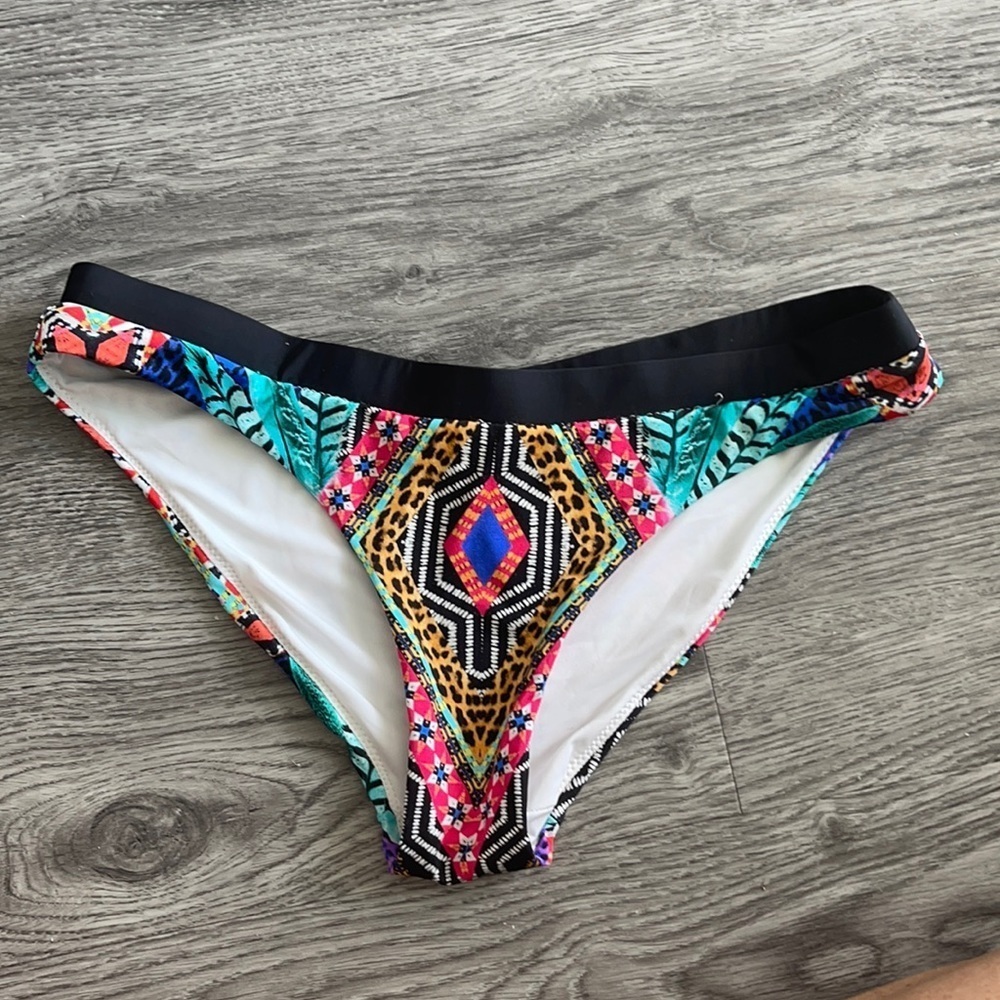 Aqua blu bikini bottoms size 6